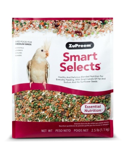 ZuPreem Smart Selects Bird Food for Medium Birds - 2.5 lbs