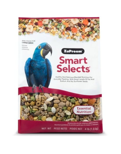 ZuPreem Smart Selects Bird Food for Large Birds - 4 lbs